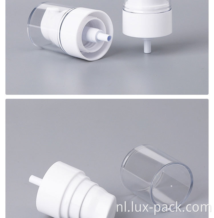 18/410 20/410 Spray Panis Cosmetic Cream Pump Jar met overdrachtspompontvanger